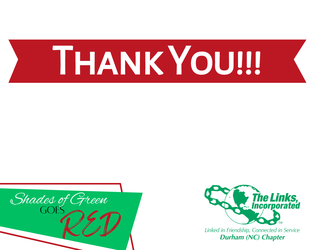 Thank You to the Shades of Green Goes Red Sponsors!!!!